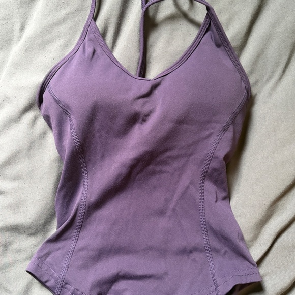 Garage Tops - GARAGE Active Y Back Tank - Perky Plum Purple (Retired Colour)